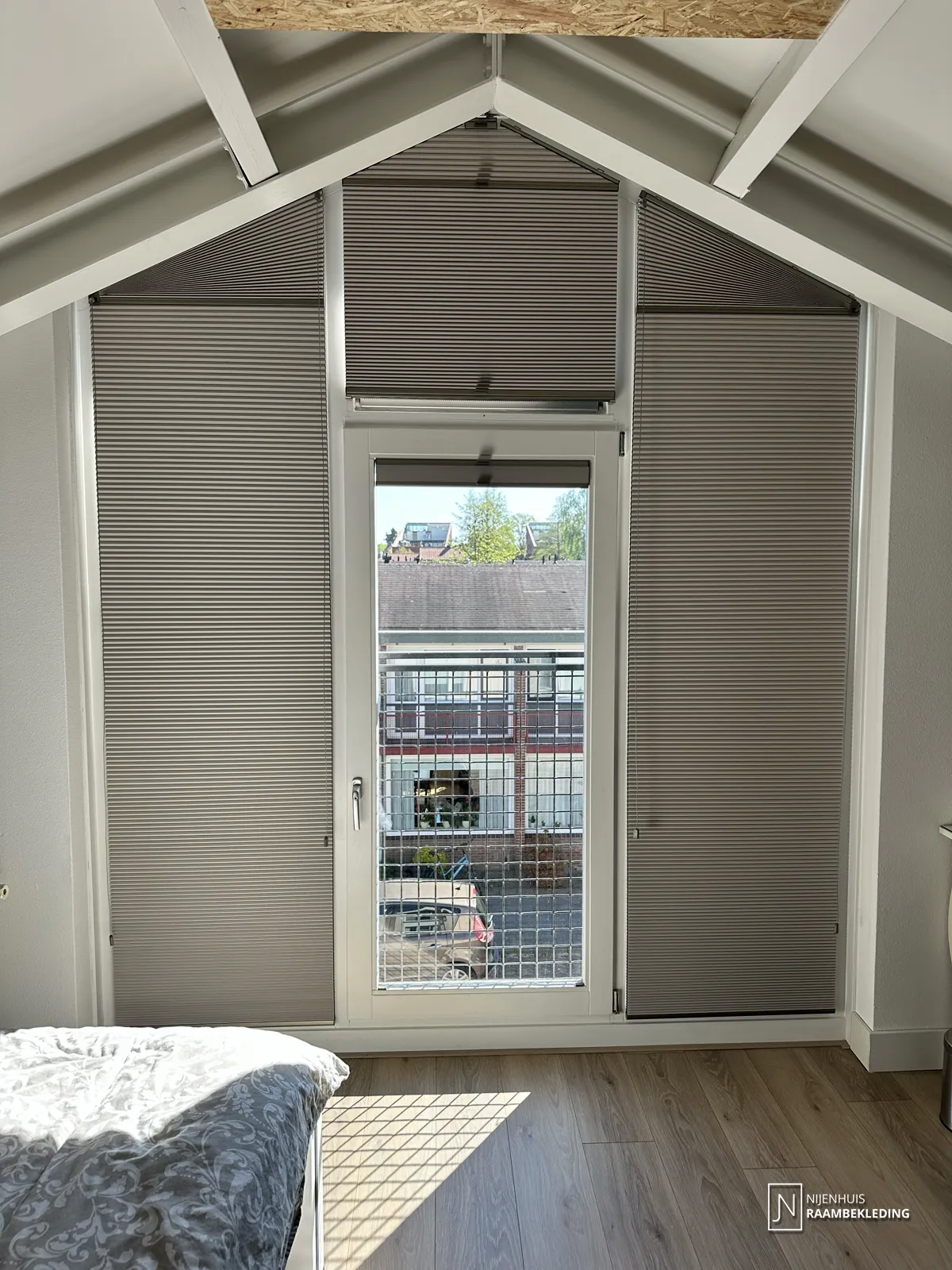 Plissés op maat gemaakt door Nijenhuis Raambekleding